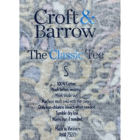 Croft & Barrow Womens Size Small Short-Sleeve Crewneck Classic Tee - Picture 8 of 8